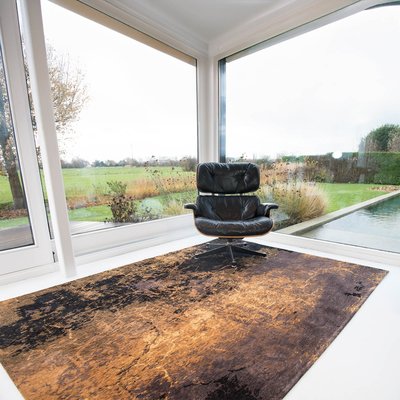 Tapis salon et chambre tissé plat FIERCE MINE NOVATREND