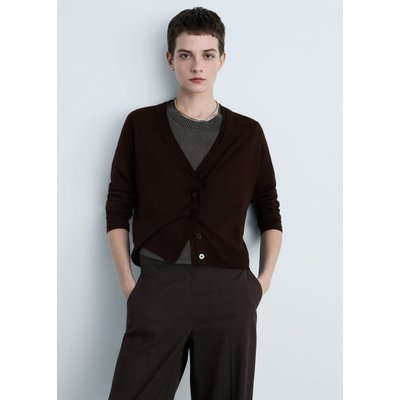 Cardigan maille col V MANGO
