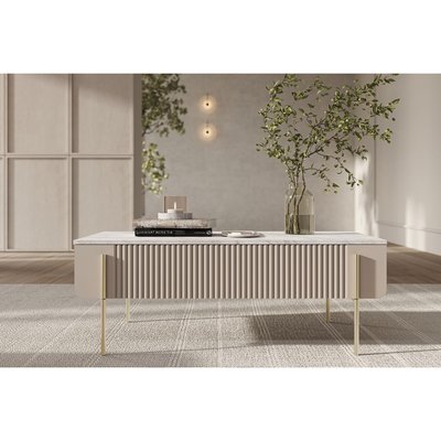 Table basse rectangulaire en panneaux de particules et MDF, MATHILDE BOBOCHIC
