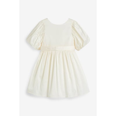 Robe à fleurs avec nœud en taffetas NEXT