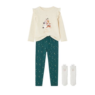 Coffret Noël pyjama + chaussettes NOEL VERTBAUDET