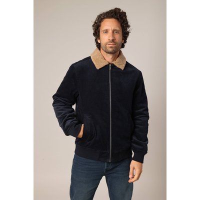 Blouson en velours côtelé 100% coton, col sherpa contrastant CREWEL DEELUXE
