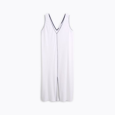 Chemise de nuit longue col v en jersey, ÉLÉONORE LAURENCE TAVERNIER