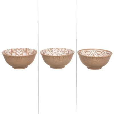 Bol beige Safi 15 cm (lot de 3) TABLE PASSION