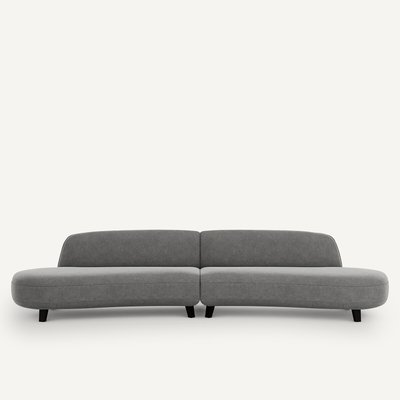 6-Sitzer-Sofa Rosebury, Samt Stonewashed AM.PM