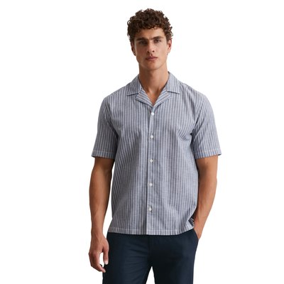 Chemise à manches courtes regular en pur coton bio MARC O'POLO