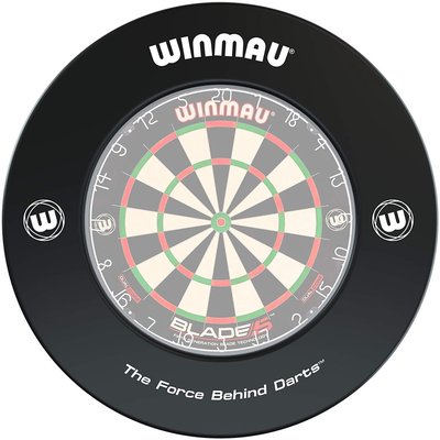 Contour noir imprimé 4400 pour jeu de fléchettes Winmau KARELLA