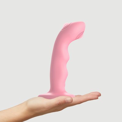 Wave dubbel pulserende en vibrerende dildo STRAP-ON-ME
