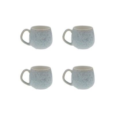 Lot de 4 tasses expresso, BOREA ARTIME