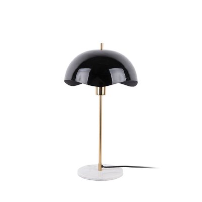 Lampe à poser en métal et marbre- WAVED DOME LEITMOTIV