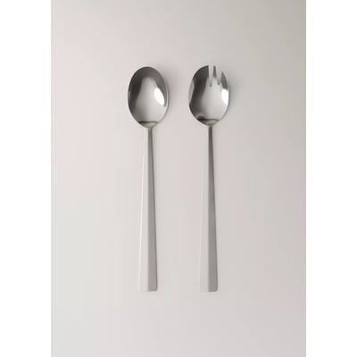Lot de 2 ouverts de service en acier inoxydable finition brillante MANGO HOME