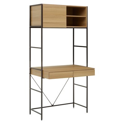 Franklin Industrial Oak Desk Unit SO'HOME