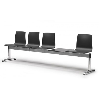 4 chaises salle d'attente ignifugées et 1 plateau Bench Alice - Scab SCAB DESIGN