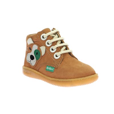 Bottines cuir à lacets et zip Kickbillista KICKERS