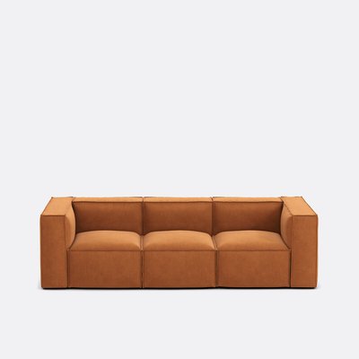 Modulabile 3 posti, velluto texturé, Seven LA REDOUTE INTERIEURS