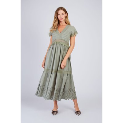 Robe longue en dentelle CHRISTA DERHY