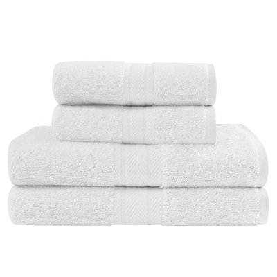 Ensemble Maxi bain 4 pièces (2 Maxi draps de bain + 2 serviettes) LUXURY SENSEI MAISON