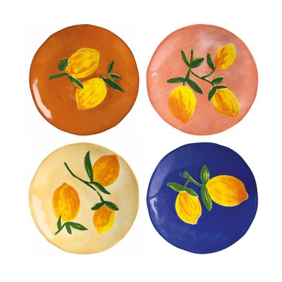 Assiette en céramique (lot de 4) KLEVERING