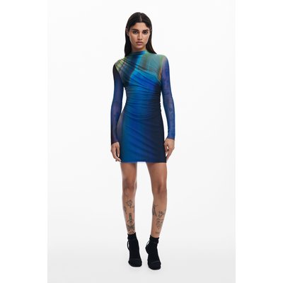 Robe drapée en tulle DESIGUAL