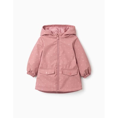 Parka en caoutchouc rembourrée avec capuche et poches ZIPPY