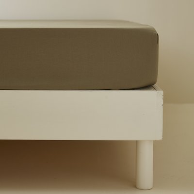 Drap housse en percale de coton LUMIERE SYLVIE THIRIEZ