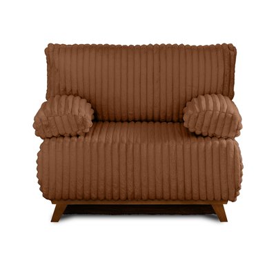 Fauteuil convertible en velours côtelé - CRISTAL LISA DESIGN