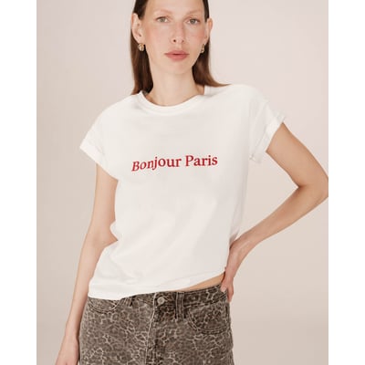 T-shirt a message chataigne Sorentino GRACE & MILA