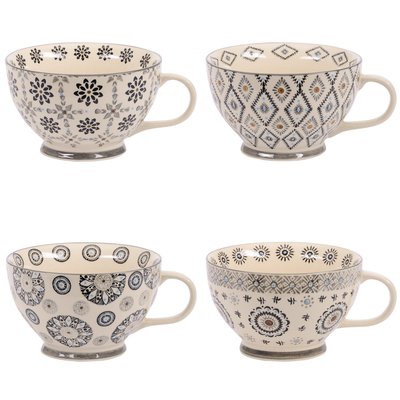 Coffret de 4 déjeuners   35 cl-NELSON TABLE PASSION