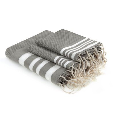 Foutas de bain (1+2) coton HAMPTONS FEBRONIE