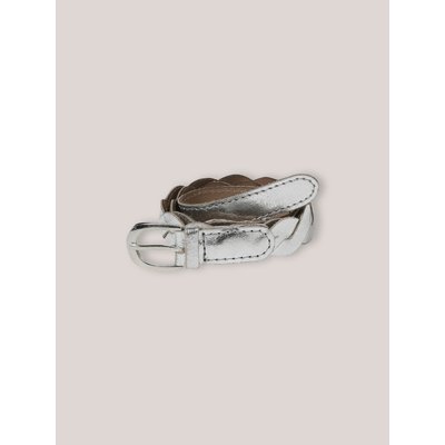 Ceinture tressée en cuir CYRILLUS