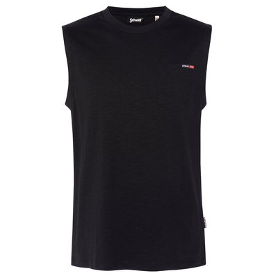 T-shirt sans manche effet flammé SCHOTT