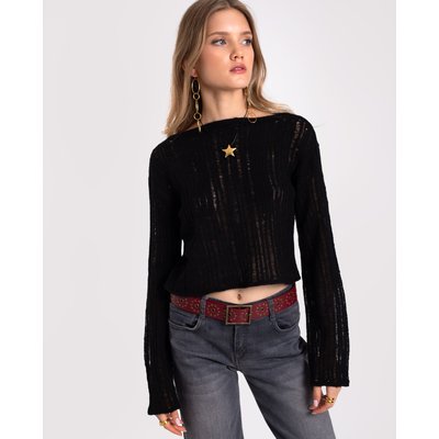 Pull oversize en maille ajourée THE-ARE