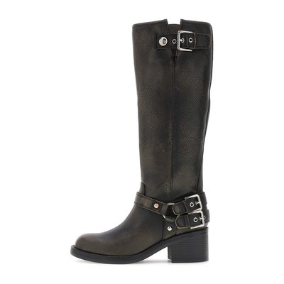 Bottes Matley En Cuir Véritable GUESS