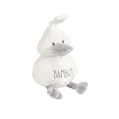 Peluche hochet canard gris BAMBAM
