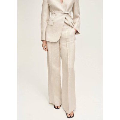 Pantalon de costume lin MANGO