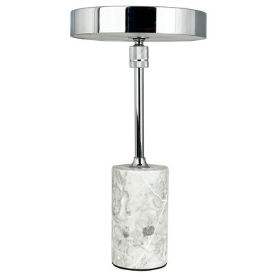 Lampe à poser LED Starlight chrome, marbre gris DYBERG LARSEN