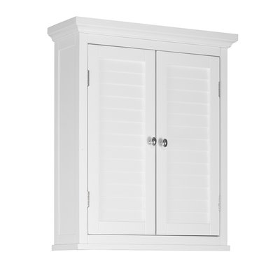 Armoire de Toilette Blanc 50x17x60 TEAMSON HOME