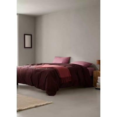 Housse de couette100 % cotonpopeline garment-dyed Lit 180/200 cm MANGO HOME