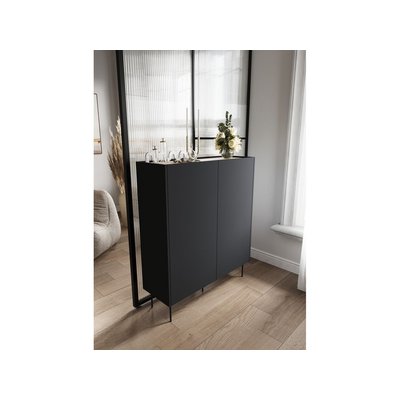Buffet haut en panneaux de particules 2 portes 120 cm, ATLAS BOBOCHIC