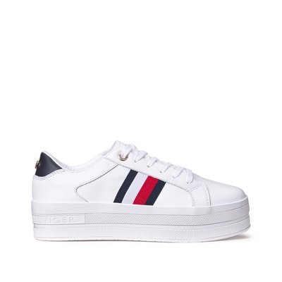 Baskets compensées en cuir Th Webbing TOMMY HILFIGER