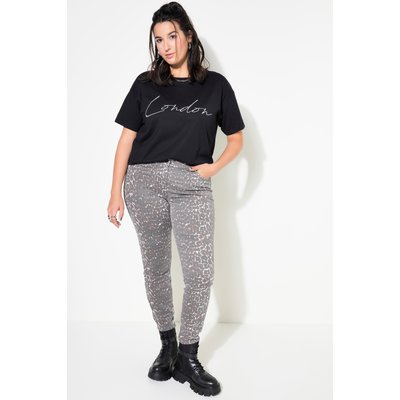 Jean skinny 5 poches. Taille haute. Imprimé STUDIO UNTOLD