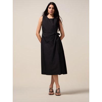 Robe longue réalisée en popeline de coton mélangé OLTRE