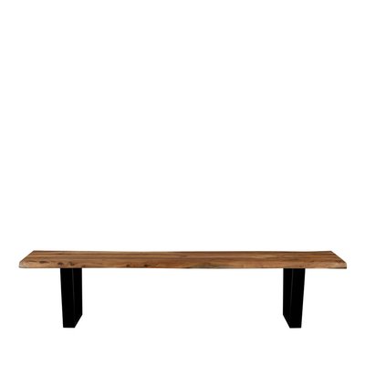 Banc en bois et métal 220cm - AKA DUTCHBONE