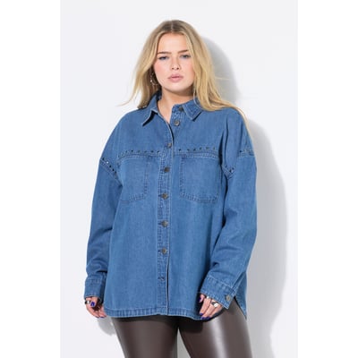 Chemise en jean oversize. Rivets fantaisie STUDIO UNTOLD