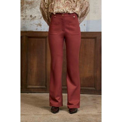 Pantalon flare uni PHINA LA PETITE ETOILE
