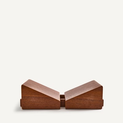 Paulin Walnut Veneer Book Stand AM.PM