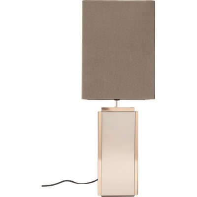 Lampe en coton et verre miroir, CUBE KARE DESIGN