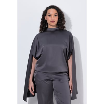 Blouse-cape en satin, coupe oversize ULLA POPKEN