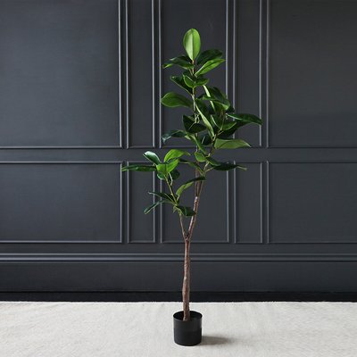 170cm Real Touch Artificial Rubber Tree SO'HOME