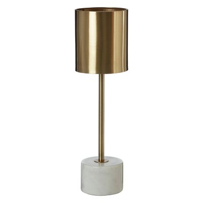 Brushed Brass with Marble Base Table Lamp SO'HOME